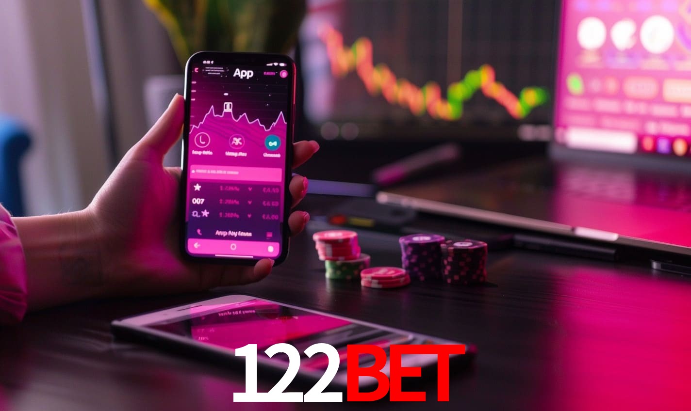 Comparação APP mobile vs versão web da 122BET